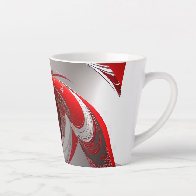 Tasse Latte Latte/Flèche rouge/SML/Mug Latte (Droite)