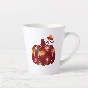 Tasse Latte Latte Mug, Citrouille d'automne