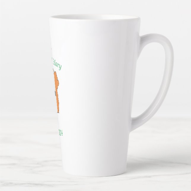 Tasse Latte Latte Mug, Mariage celte (Droite)
