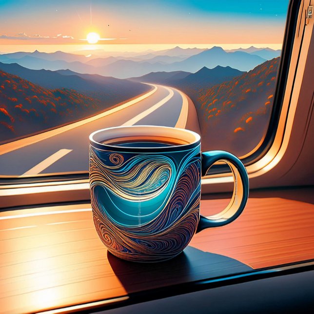 Tasse Latte Le café est ma religion (Créateur téléchargé)