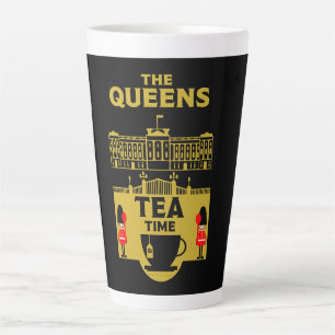 Tasse Latte Le couronnement royal du thé des reines