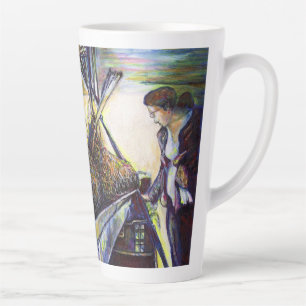 Tasse Latte Le destin hurlant de la vie