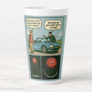 Tasse Latte Le dispositif anti-vol (bâton de vitesse)
