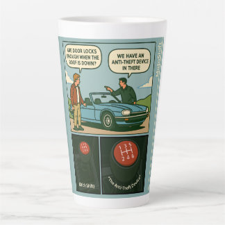 Tasse Latte Le dispositif anti-vol (bâton de vitesse)