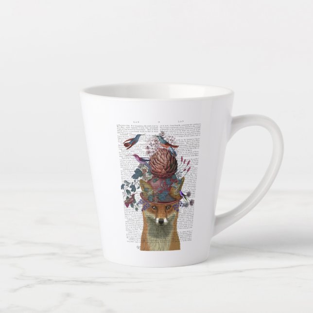 Tasse Latte Le gardien d'oiseaux Fox avec Artichoke (Droite)