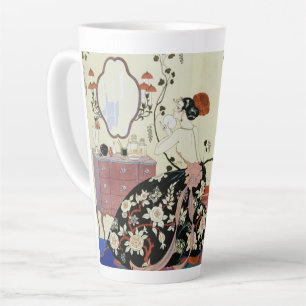 Tasse Latte Le Grand Décolletage par George Barbier, Art Déco