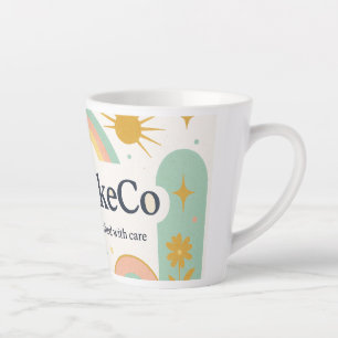 Tasse Latte Le logo de Keepsaké Co.