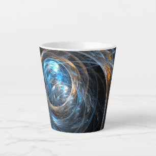 Tasse Latte Le monde de l'art Abstrait