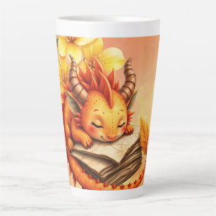 Tasse Latte Le petit dragon mystique. 