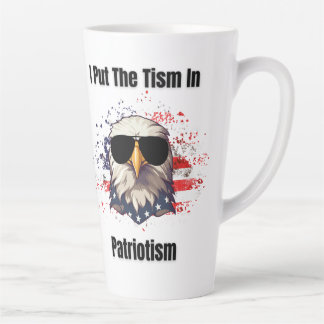 Tasse Latte Le Tisme Dans Le Patriotisme