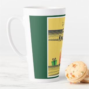 Tasse Latte Le ton chaud et célébratoire de Kwanzaa de Slipper