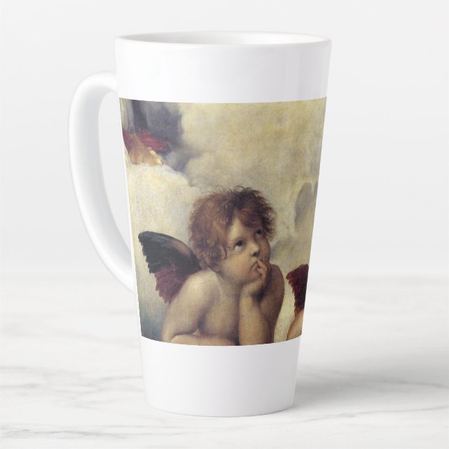 Tasse Latte Les anges de Raphaël (Angle gauche)