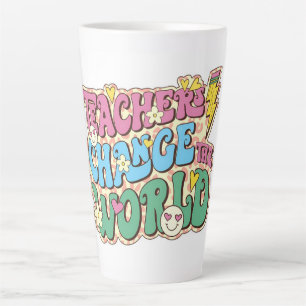 Tasse Latte Les enseignants changent le monde