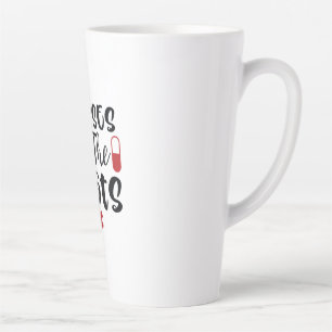 Tasse Latte Les Infirmières-Cadeaux Appelent Les Chaussures