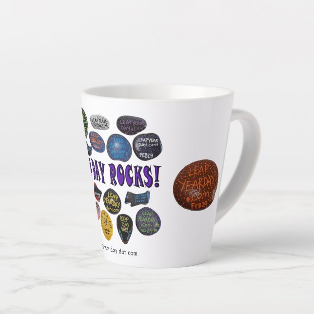 TASSE LATTE LES ROCHERS DE LA JOURNÉE DE SOMMEIL ! (Angle droit)