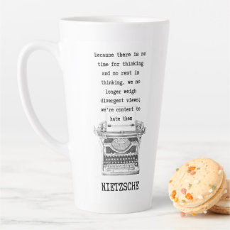 Tasse Latte Les vues divergentes philosophie citent NIETZSCHE