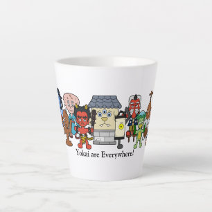 Tasse Latte Les Yokai sont partout : Monstre japonais personna