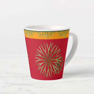 Tasse Latte L'été indien sur une petite boue en latte (M)