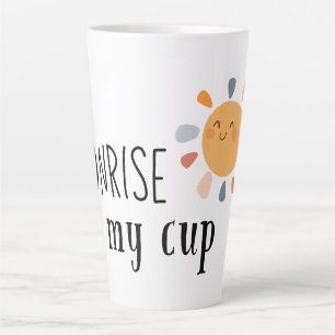 Tasse Latte Lever de soleil dans ma Coupe de Conception Chaleu