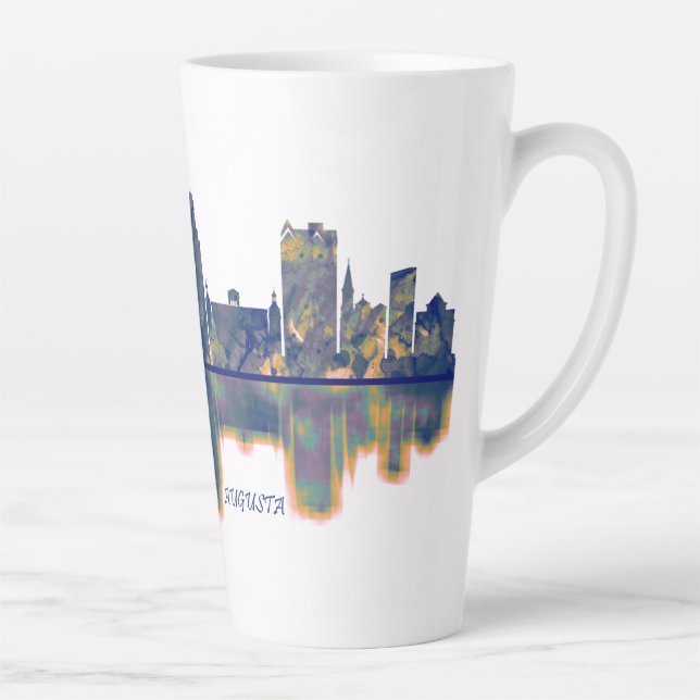 Tasse Latte Ligne aérienne Augusta (Droite)