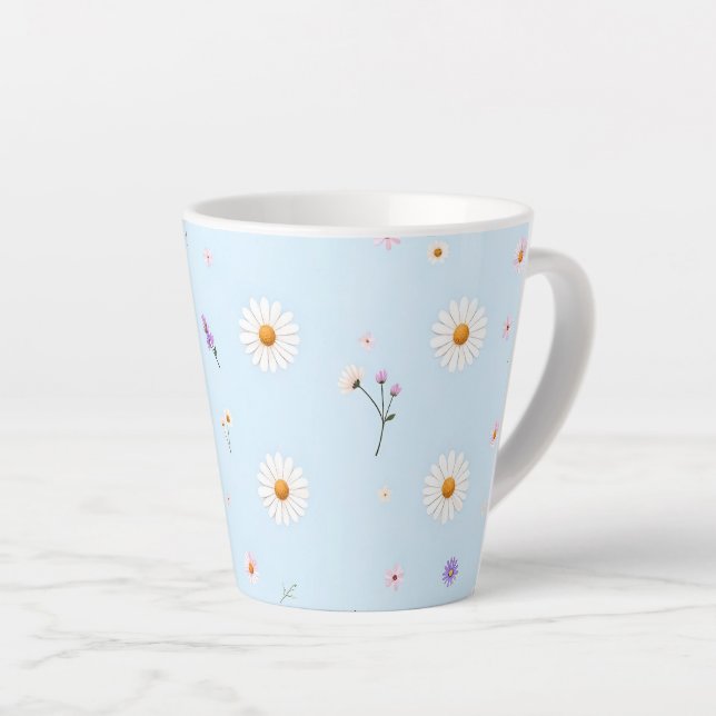 Tasse Latte Lilac Bloomlets  (Angle droit)
