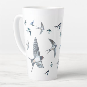 Tasse Latte L'Illustration De L'Avalière Volante