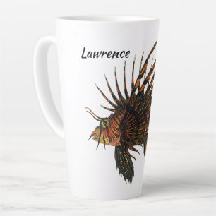 Tasse Latte Lionfish Poisson, Vieille Marine Vie Océanique Ani