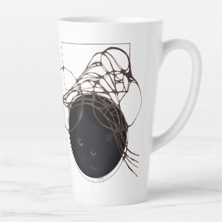 Tasse Latte Liquid Blue Reverie — Contemporary Art Collection