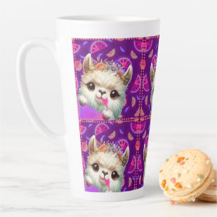 Tasse Latte Llama malicieux