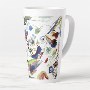 Tasse Latte L'oeuvre Abstraite de Kandinsky
