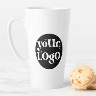 Tasse Latte Logo d'entreprise personnalisé