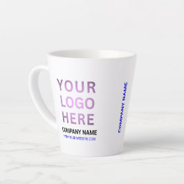 Tasse Latte Logo d'entreprise personnalisé | Société promotion
