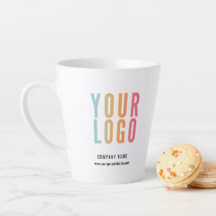 Tasse Latte Logo d'entreprise promotionnel