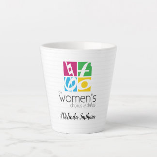 Tasse Latte Logo du choeur féminin de Dallas