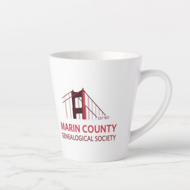 Tasse Latte Logo du MCGS en latte (Droite)