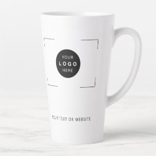 Tasse Latte Logo personnalisé marque d'entreprise simple