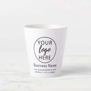 Tasse Latte logo Simple Business