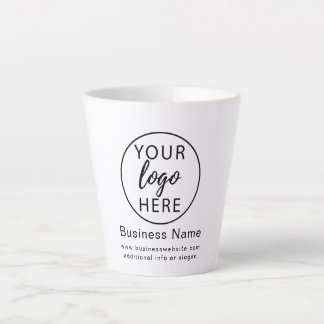 Tasse Latte logo Simple Business