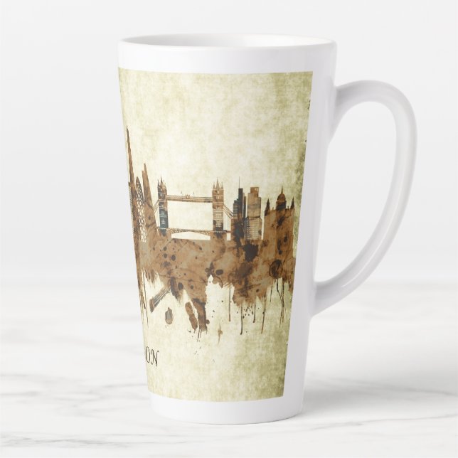 Tasse Latte London England City (Droite)