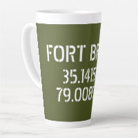 Longitude de la latitude de Fort Bragg