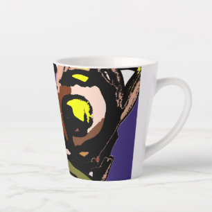 Tasse Latte Loup et lune