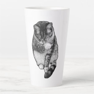 Tasse Latte Lueur de pointillés Hush