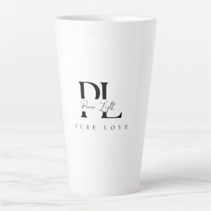 Tasse Latte « Lumière de la paix – Logo Pure Amour »