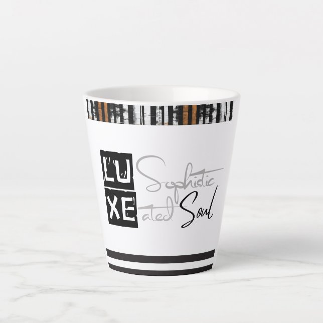 Tasse Latte LUXE Âme Sophistiquée (Devant)