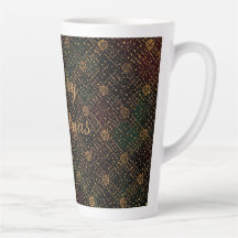 Luxury, Christmas Pattern, Gold Merry Christmas 