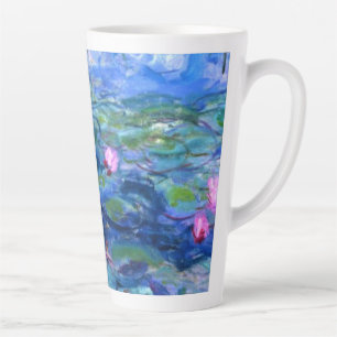 Tasse Latte Lys d'eau rose Monet