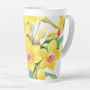 Tasse Latte Lys sacré chinois, Pierre-Joseph Redouté,