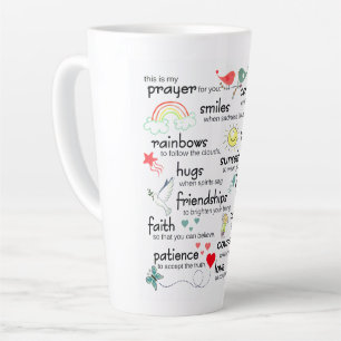 Tasse Latte Ma Prière Pour Vous Bénédiction