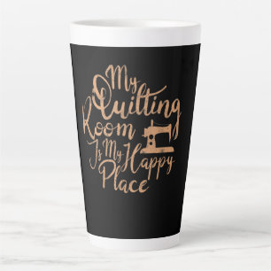Tasse Latte Ma Salle De Couchage Est Mon Endroit Heureux - Cou