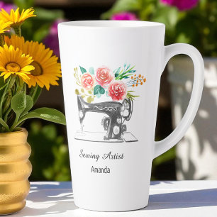 Tasse Latte Machine à coudre Dresmaker Tailor Seamstress